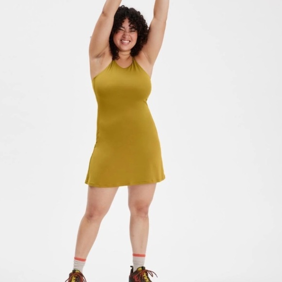 Girlfriend Collective Saturn Naomi Workout Dress Romper Skort - Picture 4 of 13